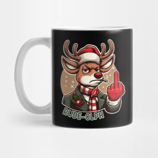 Rudolph ugly christmas sweater Mug